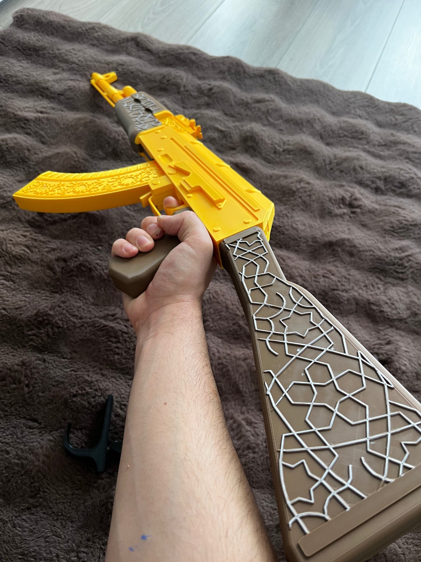 Gold AK-47 Toy