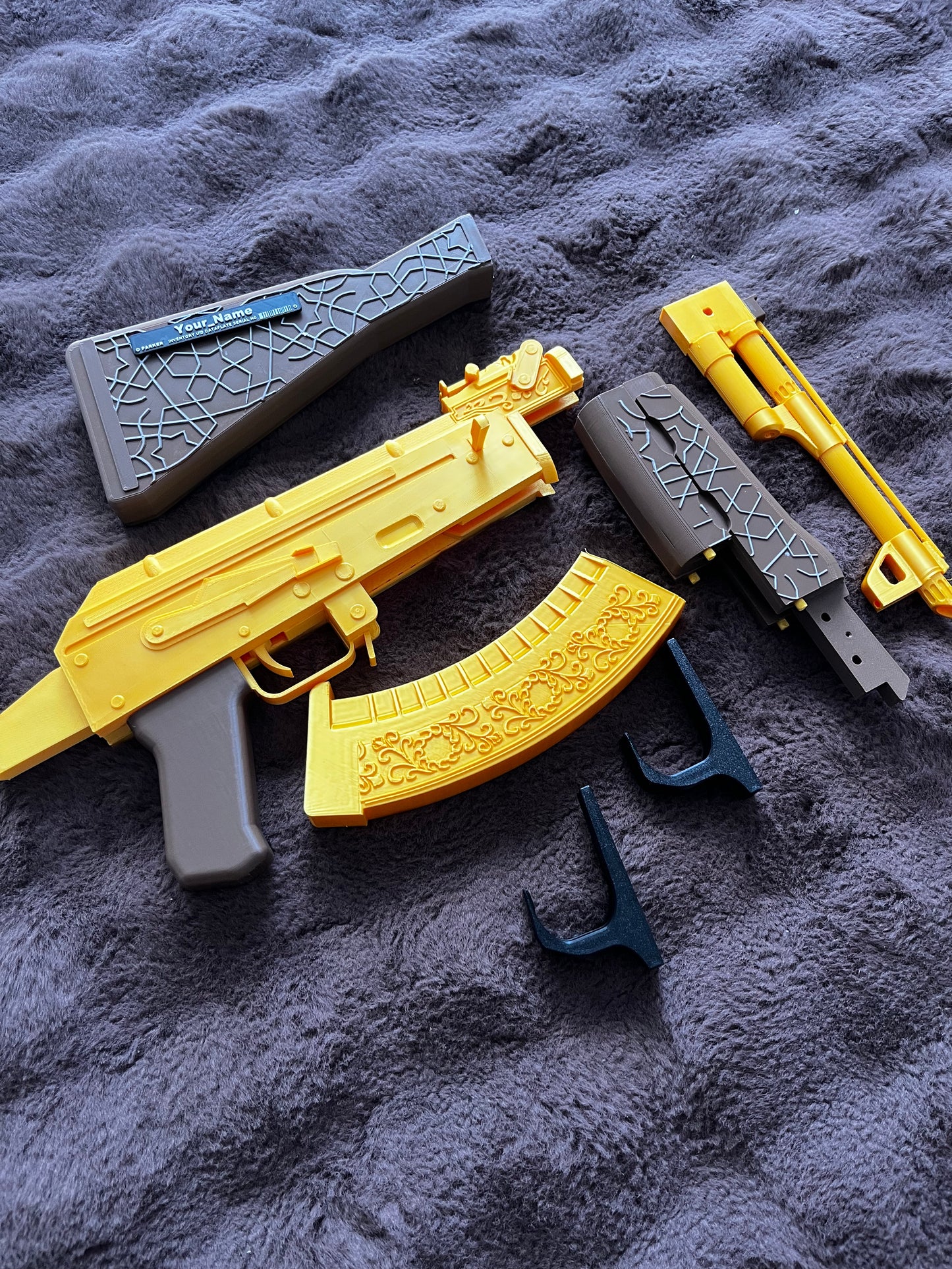 Gold AK-47 Toy