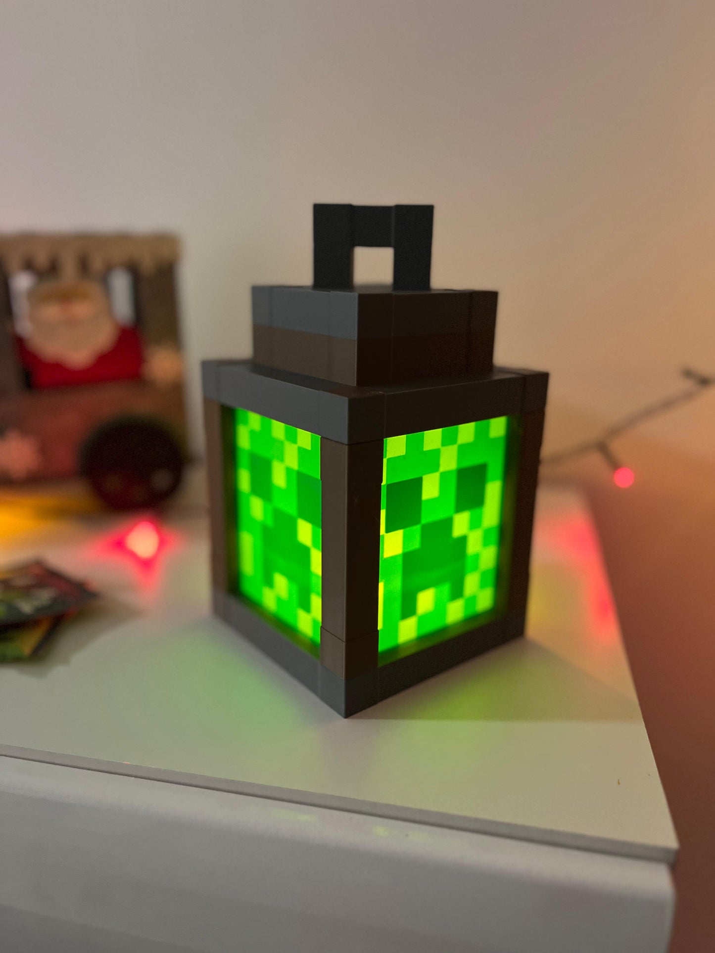 Creeper Minecraft Lamp