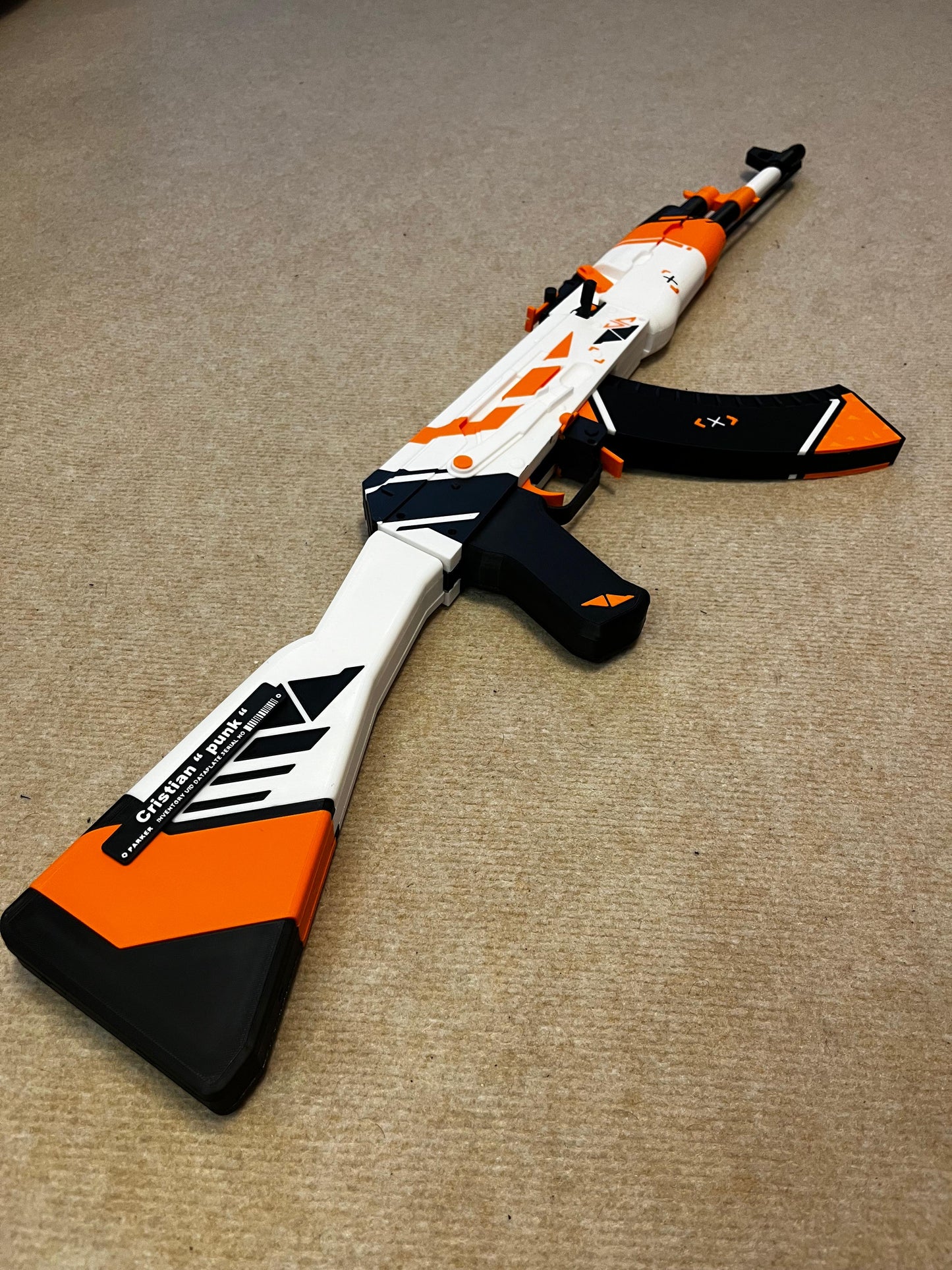 Orange AK-47 Toy